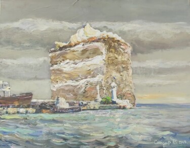 Malerei mit dem Titel "Таврический торт" von Viacheslav Sliusar (Slusarvv), Original-Kunstwerk, Acryl