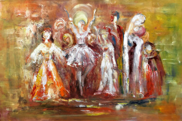 Pintura intitulada "Musical Theater" por Vachagan Galoyan, Obras de arte originais, Óleo