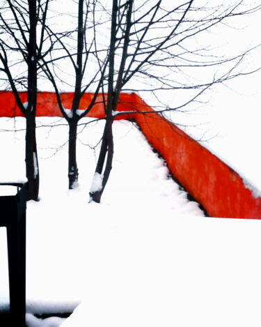 Fotografia zatytułowany „Red corner” autorstwa Vadim Bogdanov, Oryginalna praca, Fotografia cyfrowa