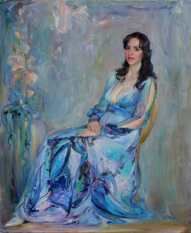 Pintura intitulada "Sophia" por Vadim Chazov, Obras de arte originais, Óleo