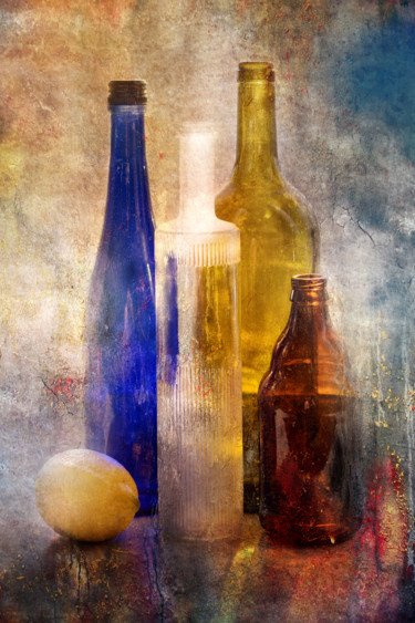 Collages intitulée "Lemon juice" par Vadim Fedotov, Œuvre d'art originale, Photo montage