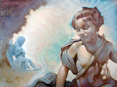 Картина под названием ",,ANGELS,," - Vadim Kovalev, Подлинное произведение искусства, Масло