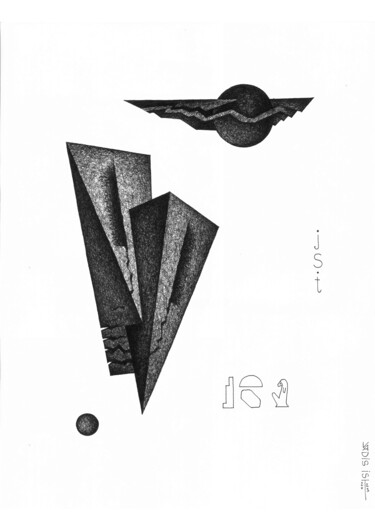 Disegno intitolato "ISIS" da Vadim Ponomarenko, Opera d'arte originale, Pennarello