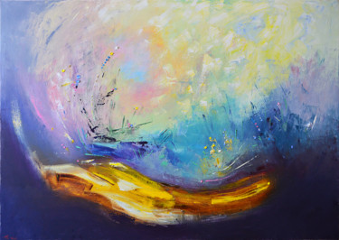 Pintura titulada "Illuminating light" por Vadim Stolyarov, Obra de arte original, Oleo