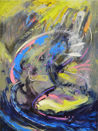 Malarstwo zatytułowany „Где-то в центре все…” autorstwa Vadim Stolyarov, Oryginalna praca, Olej