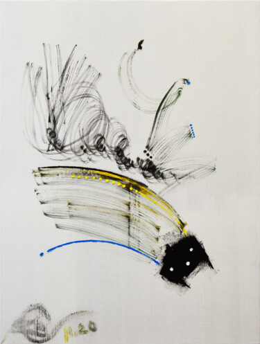 Картина под названием "Муха летящая спать" - Vadim Stolyarov, Подлинное произведение искусства, Масло