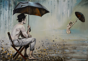 Картина под названием "Мечтатель" - Vadim Stolyarov, Подлинное произведение искусства, Масло
