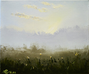 Картина под названием "Здравствуй солнце" - Vadim Stolyarov, Подлинное произведение искусства, Масло