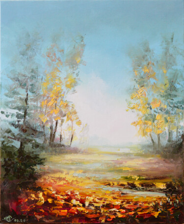 Painting titled "После любого тумана…" by Vadim Stolyarov, Original Artwork, Oil