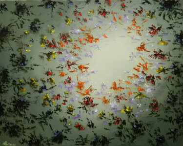 Peinture intitulée "Кружева летящей осе…" par Vadim Stolyarov, Œuvre d'art originale, Huile
