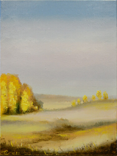 Картина под названием "Осенняя нежность" - Vadim Stolyarov, Подлинное произведение искусства, Масло