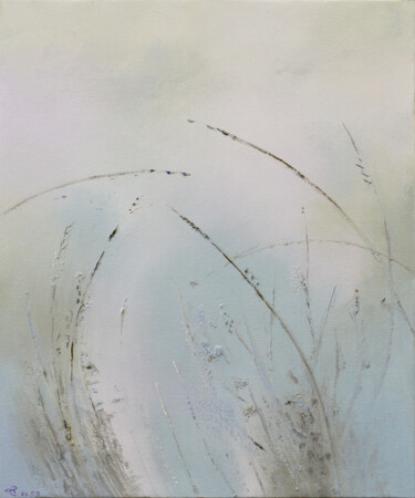 Картина под названием "Граница тумана" - Vadim Stolyarov, Подлинное произведение искусства, Масло