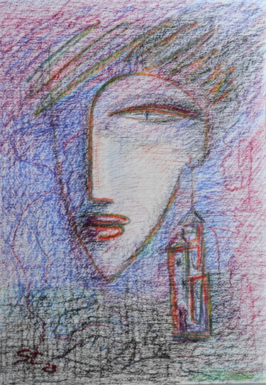 "Romantic Christina." başlıklı Tablo Vadim Studenov tarafından, Orijinal sanat, Pastel