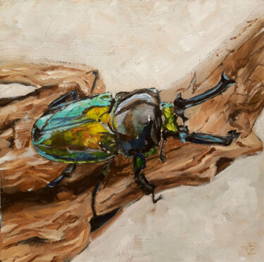 Картина под названием "Bug" - Vadim Zdesenko (Vazdart), Подлинное произведение искусства, Масло