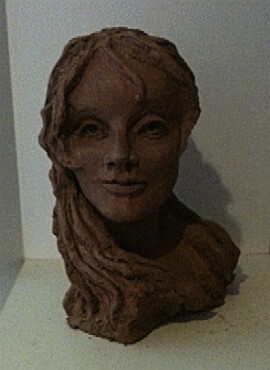 Sculpture intitulée "Dona Isabel" par Veronique Andruet (vad), Œuvre d'art originale, Terre cuite