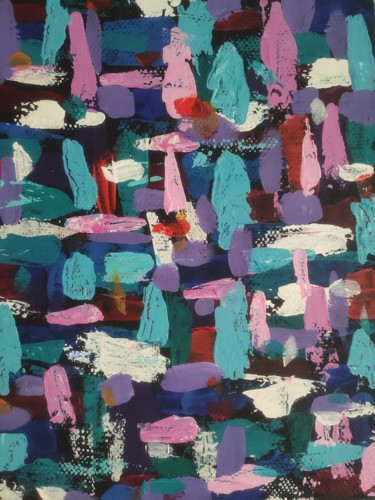 Картина под названием "Pure abstract" - Vafa Majidli, Подлинное произведение искусства, Акрил Установлен на Деревянная рама…