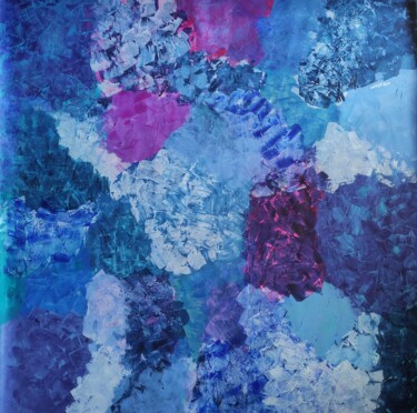 Peinture intitulée "Blossoming Ocean" par Vafa Majidli, Œuvre d'art originale, Acrylique