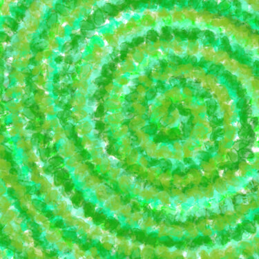 Druckgrafik mit dem Titel "Emerald green Sea s…" von Vafa Majidli, Original-Kunstwerk, Digitaldruck