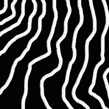 「Black & White Relie…」というタイトルの製版 Vafa Majidliによって, オリジナルのアートワーク, デジタルプリント