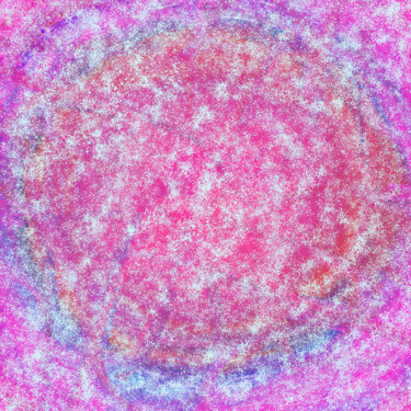 Druckgrafik mit dem Titel "Pink Nebula in Star…" von Vafa Majidli, Original-Kunstwerk, Digitaldruck