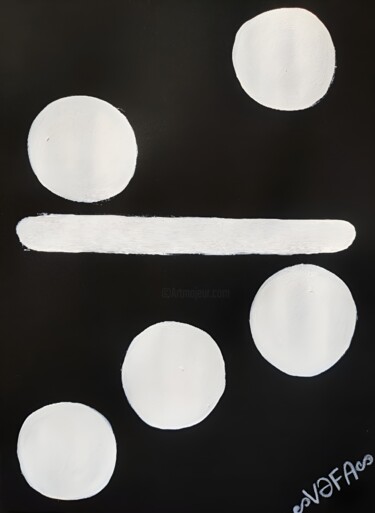 Malerei mit dem Titel "Minimalism. Domino…" von Vafa Majidli, Original-Kunstwerk, Acryl