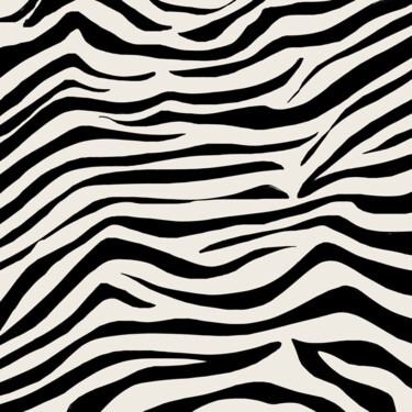 Estampas & grabados titulada "Zebra - Print" por Vafa Majidli, Obra de arte original, Impresión digital