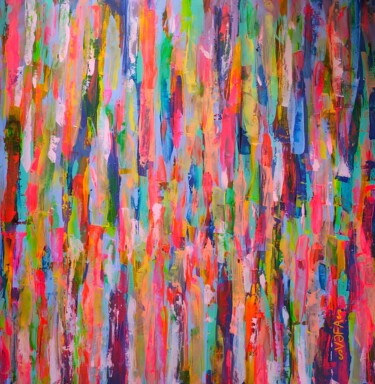 Estampas & grabados titulada "Colorful Worlds 2 -…" por Vafa Majidli, Obra de arte original, Impresión digital