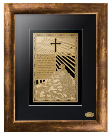 Digital Arts titled "lords-prayer-gb-gol…" by Vahaz Gold Art, Original Artwork, Other