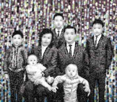 Arts numériques intitulée "Family" par Vai Chi Leong, Œuvre d'art originale, Peinture numérique