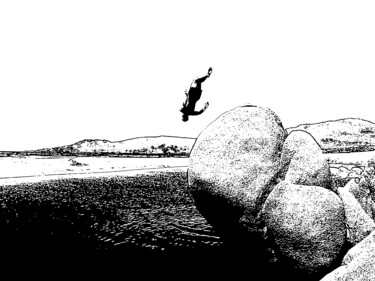 Fotografía titulada "Salto" por Vaïni, Obra de arte original, Fotografía digital