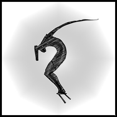 Цифровое искусство под названием "Jumping" - Vaïni, Подлинное произведение искусства, Цифровая живопись