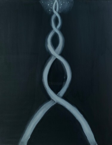 Картина под названием "Movement" - Vaire Valier, Подлинное произведение искусства, Масло Установлен на Деревянная рама для н…