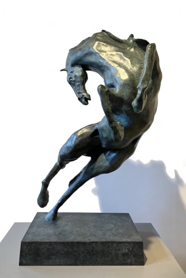 Rzeźba zatytułowany „Furyo bronze” autorstwa Val Carr-Ortolan, Oryginalna praca, Brąz