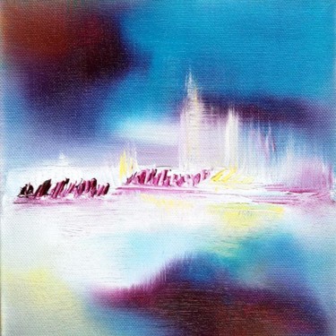 Peinture intitulée "Lumière" par Valerie Nunes, Œuvre d'art originale, Huile