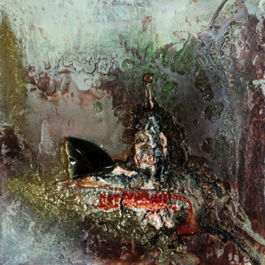 Peinture intitulée "Absinthe" par Valerie Nunes, Œuvre d'art originale, Huile