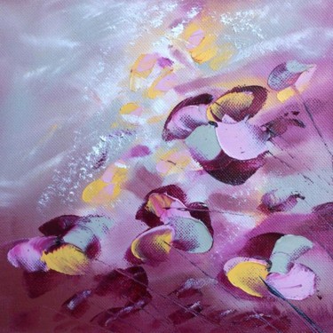 Peinture intitulée "Vivantes florales 3" par Valerie Nunes, Œuvre d'art originale, Huile