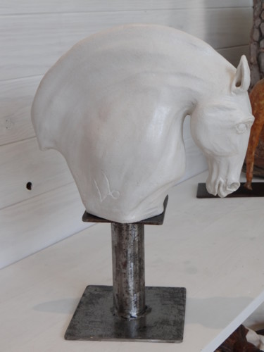 Sculptuur getiteld "RONDEUR - SCULPTURE…" door Valerie Perron, Origineel Kunstwerk, Keramiek