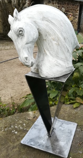 Sculpture titled "ELEGANCE - SCULPTUR…" by Valerie Perron, Original Artwork, Ceramics