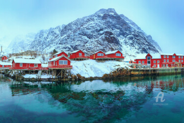 Fotografia intitulada "Lofoten Islands" por Val Thoermer, Obras de arte originais, Fotografia digital