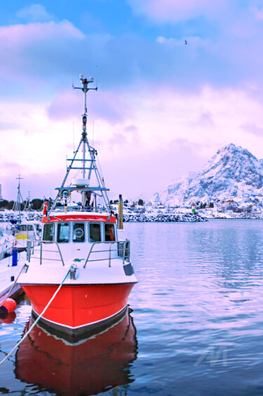 Artes digitais intitulada "Lofoten Islands 281" por Val Thoermer, Obras de arte originais, Fotografia digital