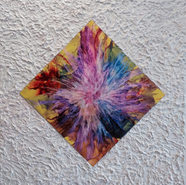 Collages titulada "Color Explosion Col…" por Valdas Nariunas, Obra de arte original, Tinta