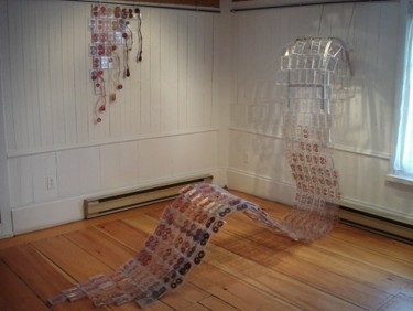 Sculpture intitulée "Cassettirisées" par Entournilleuse, Œuvre d'art originale