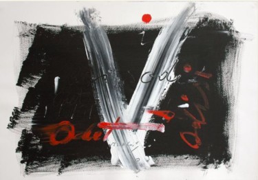 Malarstwo zatytułowany „white V” autorstwa Veliu, Oryginalna praca