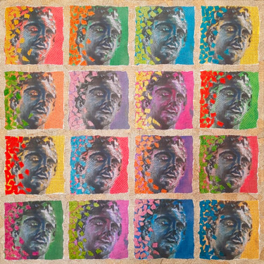 Collages intitulée "Colored Untitled" par Val D'Off, Œuvre d'art originale, Collages