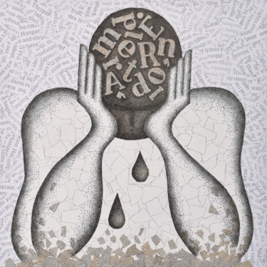 Penser 2 50x50x4 cm © par Val d'Off