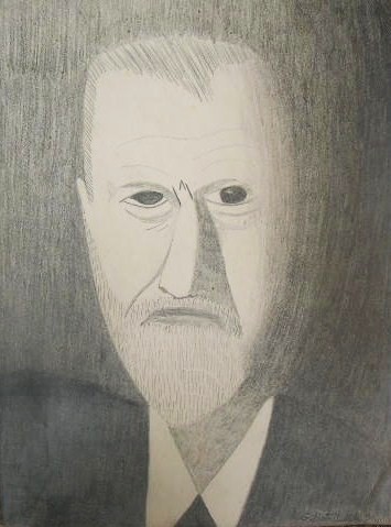 Disegno intitolato "Freud" da Gilvillelas, Opera d'arte originale