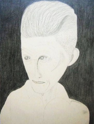 Disegno intitolato "Beckett" da Gilvillelas, Opera d'arte originale