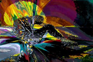 Arte digitale intitolato "Unhappy are you" da Valentin P. Elly, Opera d'arte originale, Pittura digitale