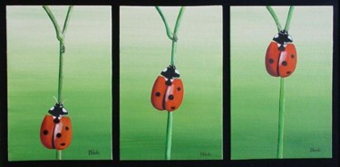 Peinture intitulée "Insecticide" par Bernard Valentin, Œuvre d'art originale