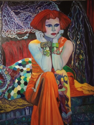 Peinture intitulée "Colorful life" par Valentina Baicuianu, Œuvre d'art originale, Huile